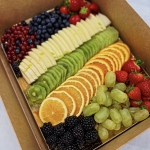 Didelis vaisių padėklas